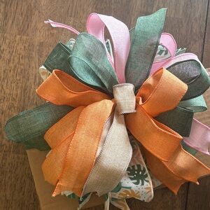 Decorative Multi-Color Linen Bow - Home Party Supplies